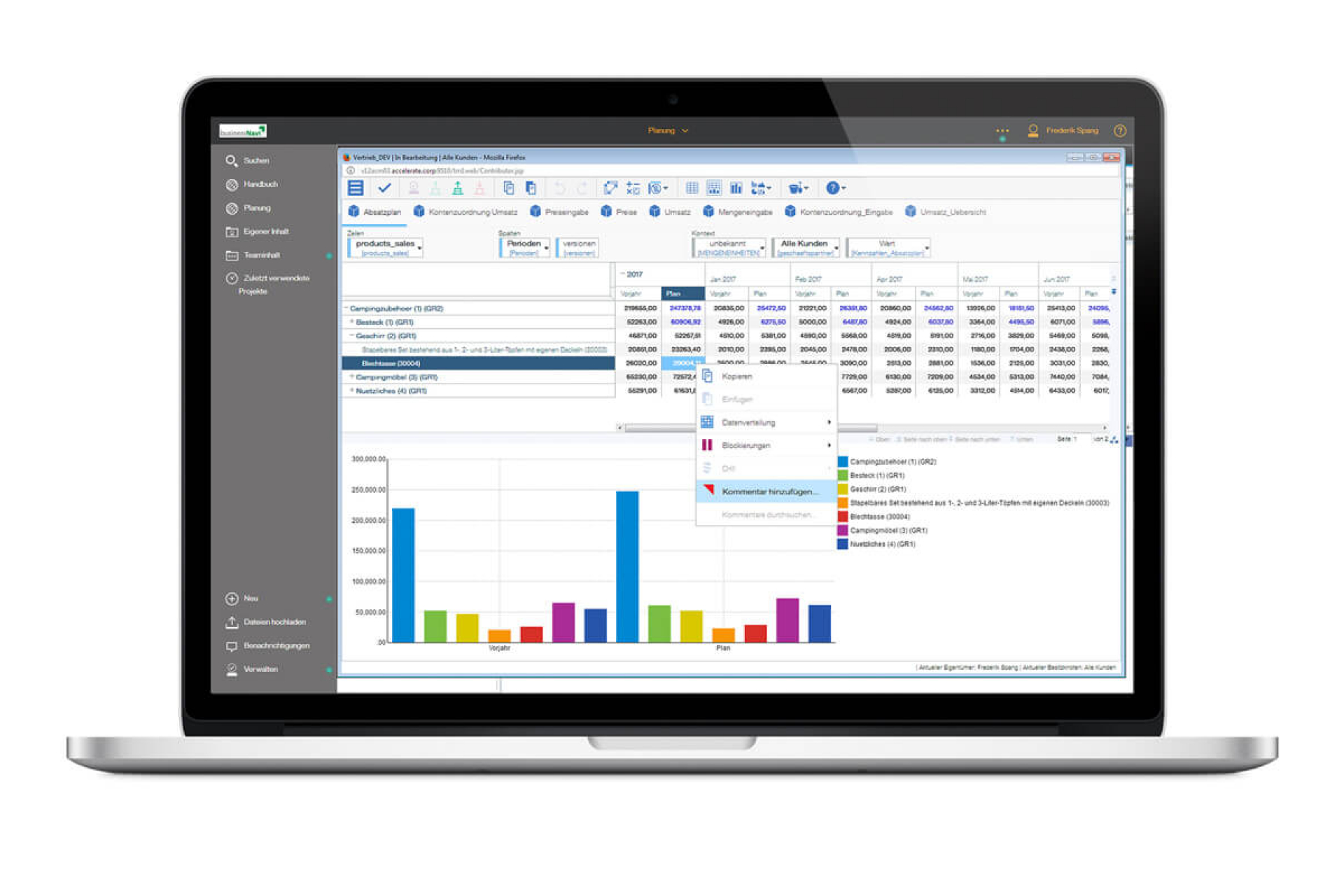 5. Notwendige Kommentare hinterlegen