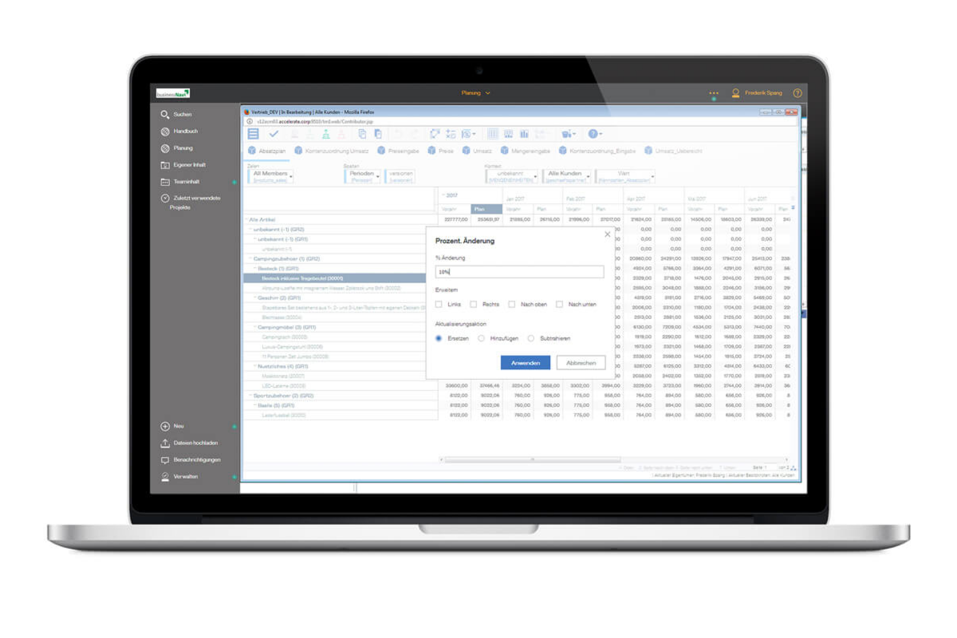 3. … oder eine Verteilung vorgeben