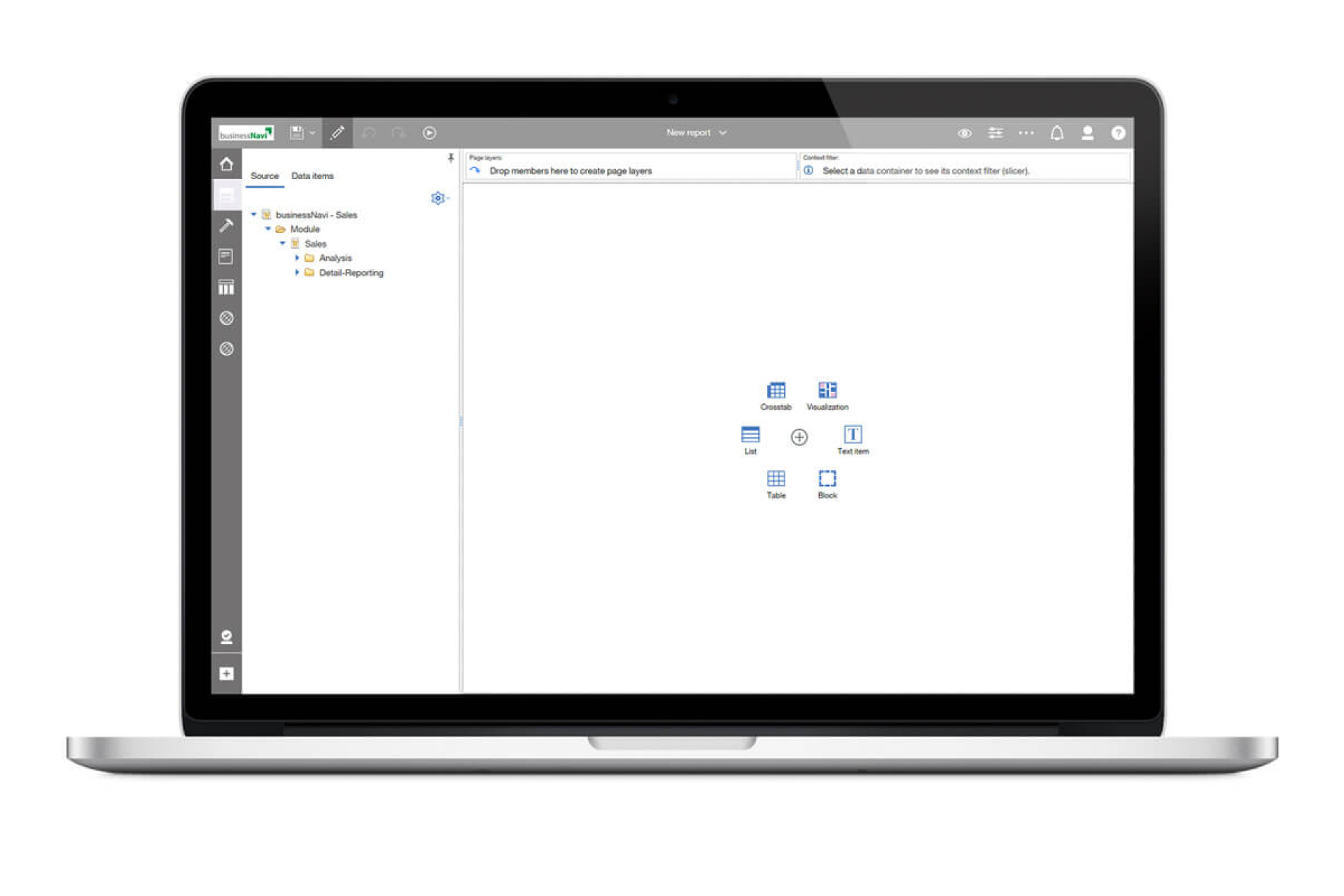 2. Select type of visualization (table , graphic, …)